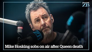 Watch: Newstalk ZB radio host Mike Hosking sobs on air after Queen's death