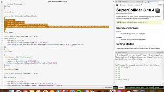 Making Live Music With CODE! SuperCollider Live Performance (Short Version)