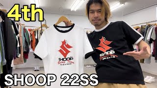 【最速】SHOOP 22SS 4th！半袖Tきた！！ライフイズアレースのメッセージと、配色がいい感じ！