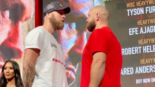 ADAM KOWNACKI AND ROBERT HELENIUS GO FACE TO FACE AHEAD OF REMATCH AT FINAL PRESS CONFERENCE