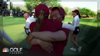Highlights: NCAA DI Women's Golf Championship, team semifinal, USC vs. Stanford | Golf Channel