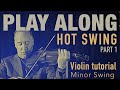 Play Along Tutorial | Violin | Hot Club Jazz Lesson | BEGINNERS | Part 1 of 5