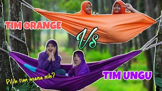 TIM UNGU VS TIM ORANGE BERBURU ANYUAN | CHIKAKU FAMILY