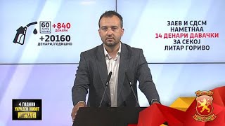 Миле Лефков: Заради Заев на секое полнење на резервоар од 60 литри плаќате 840 денари повеќе