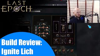 [Last Epoch] Build Review: Ignite Lich (0.8.5)