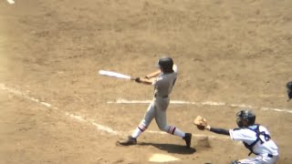 2016夏 慶應義塾高 大串亮太 スリーラン ホームラン！