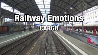 🚆 From south to north through the Lötschberg (Cargo Cab Ride Switzerland | Brig - Basel Part 2)