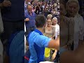 Djokovic gets HYPE with MATTHEW MCCONAUGHEY and his fam 🔥 👏 #shorts