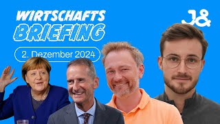 Inflation, FDP-Skandal, Volkswagen | WIRTSCHAFTSBRIEFING | 02. Dezember 2024