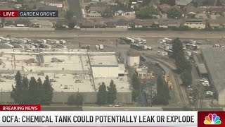 Mandatory evacuation in Garden Grove area due to chemical leak