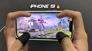 iPhone 13 HANDCAM 2025 🔥/ PUBG TEST on HDR+Extreme Graphics Settings 😍