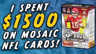I Spent $1500 on 2020 Panini Mosaic NFL! - Here are the HITS + Financial Recap! 💥