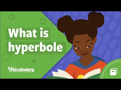 What is a hyperbole in a song?