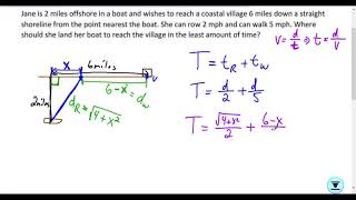Optimization D6 Row vs Walking Example