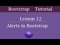 Bootstrap Alerts | Bootstrap Tutorial for Beginners