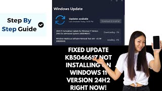 How To Fix Update Kb5046617 Not Installing On Windows 11 Version 24h2