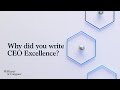 CEO Excellence | Why did you write CEO Excellence?