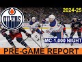 Pre-Game Report: Edmonton Oilers vs Columbus Blue Jackets