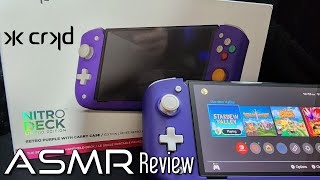 The Best Nintendo Switch Controller EVER? | Nitro Deck by CRKD | ASMR Product Review