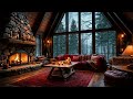 ❄️ cozy mountain cabin ❄️ a flickering fire brings a feeling of absolute relaxation focus calm