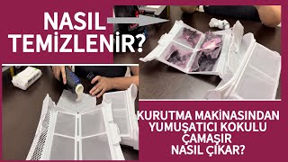 YUMUŞATICI KOKULU ÇAMAŞIRLAR‼️| KURUTMA MAKİNASI GÜZEL KOKU⁉️| KURUTMA MAKİNASI APARATI TEMİZLİĞİ