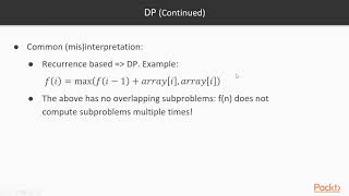 Advanced Data Structures and Algorithms in Python : What Is DP? | packtpub.com