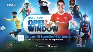 SuperSport Open Window this Heritage weekend 🎉 24-26 September 2021 | Watch it on the DStv App