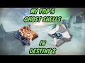 My Top 5 Ghost Shells in Destiny 2!