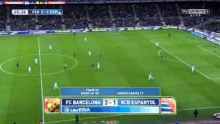FC Barcelona vs RCD Espanyol FULL MATCH 2ND HALF 12-7-14 5-1