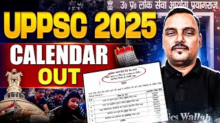 UPPSC 2025 Calendar Out 📢| UPPCS Exam Calendar | PCS, RO/ARO Exam Dates | UPPSC Wallah