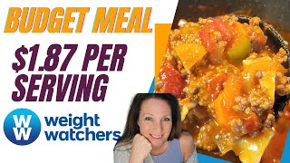 Lose weight, gain money | Weight Watchers budget meal $1.87 per serving