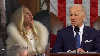 Marjorie Taylor Greene yells 'liar' at President Biden in State of the Union: full video