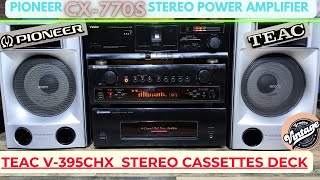 pioneer CX-770 amplifier controller, pioneer M-790 stereo power amplifier,  made in malaysia