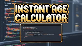 How To Build Age Calculator App Using HTML CSS And JavaScript