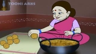 Chanda Mama Gola Hai | Hindi Rhymes| Children's Rhymes |by tooniarks