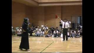 大阪一心道場 剣道稽古 二刀編① 回して面  nito kendo