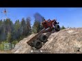 spintires mudrunner ural polarnik rusty monster truck test on a difficult track