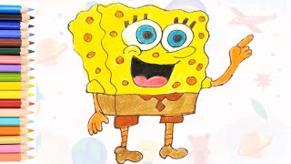 How to draw spongebob | spongebob drawing| spongebob drawing episode | spongebob drawings