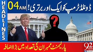 Republican Party Secures Another Big Victory! | Headlines 04AM | 92NewsHD