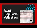 React Form validation - Doing form Validation in Stepper React Signup form | Email,Password,Img, etc
