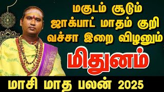 மகுடம் சூடும் ஜாக்பாட் மாதம் குறி வைத்து அடிக்கும் மாசி மாத ராசி பலன்கள் / மிதுனம் 2025