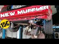 New muffler sound check