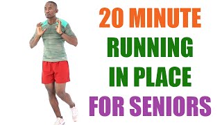 20 Minute Running in Place for Seniors 🔥 2700 Steps - 230 Calories 🔥