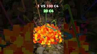 1 VS 100 C4 in gorilla tag!  #gorillatag #gtag #vr