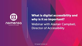 What is digital accessibility and why is it so important?