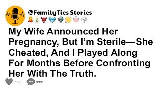 My Wife Announced Her Pregnancy, But I’m Sterile—She Cheated, And I Played Along For Months Before..