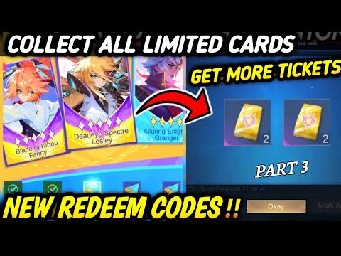 NEW REDEEM CODES! GET ALL LIMITED TICKETS IN THE SILVANNA GALLERY EVENT – MLBB