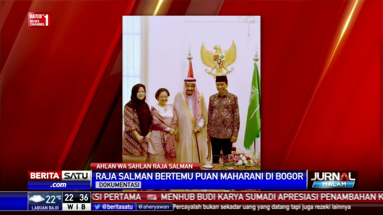 Raja Salman Bertemu Mega Dan Puan Maharani - YouTube