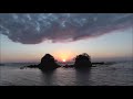 2018 11 07 対の島のだるま夕日（早送り）