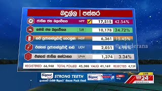 බදුල්ල - පස්සර ඡන්ද ප්‍රතිඵලය | #ELECTION RESULT